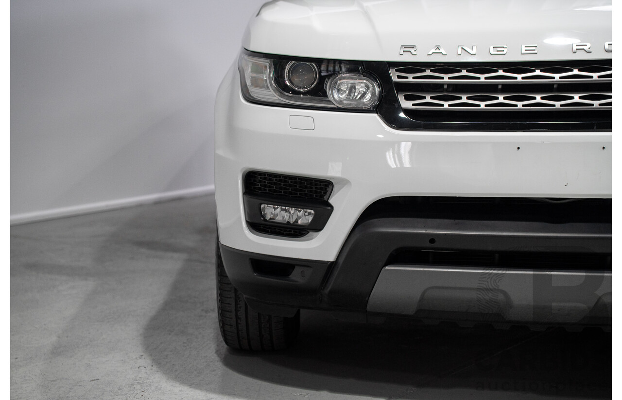 01/2015 Land Rover Range Rover Sport TDV6 SE (AWD) L494 MY15 4d Wagon Fuji White Twin Turbo Diesel 3.0L