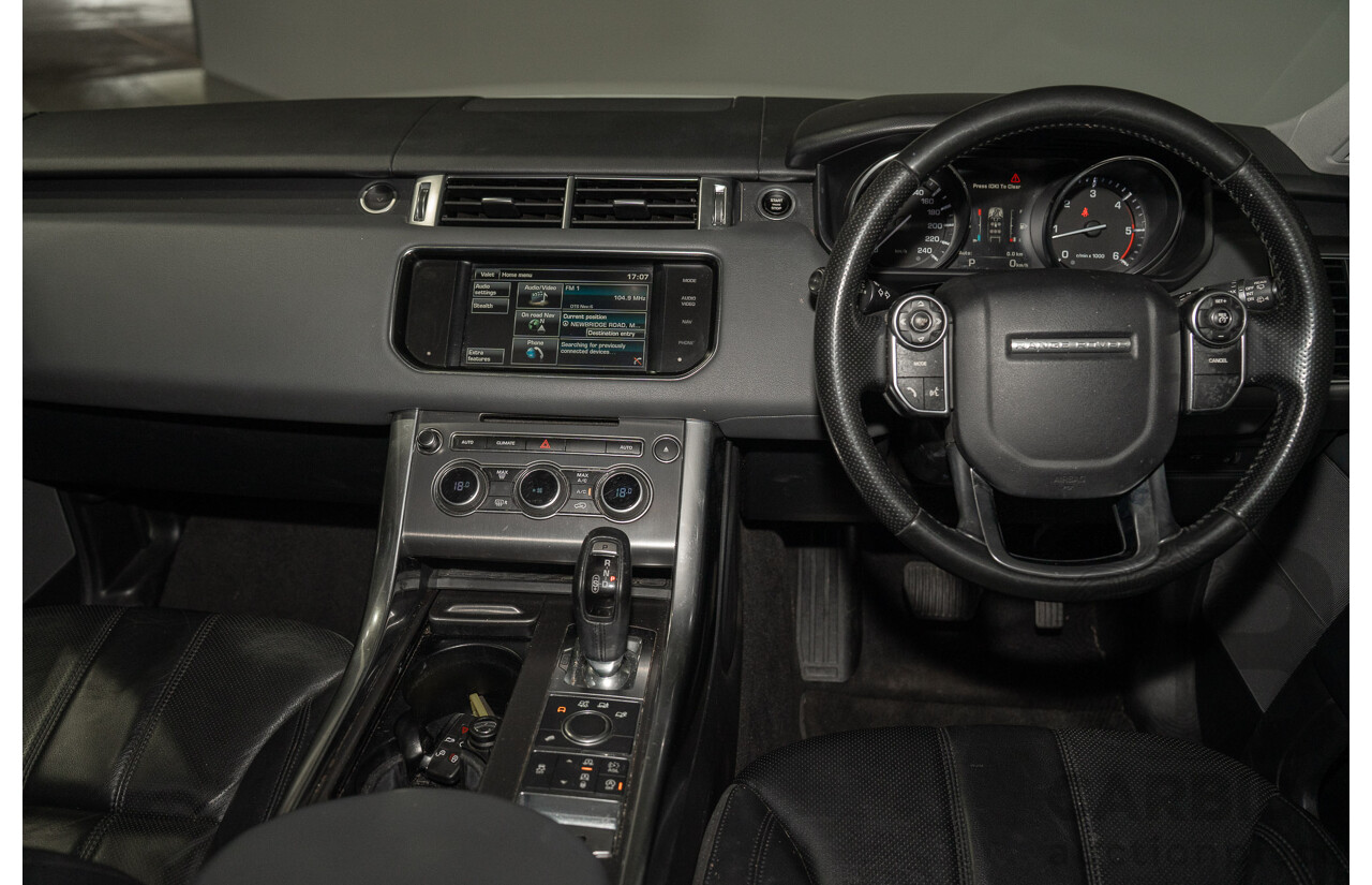 01/2015 Land Rover Range Rover Sport TDV6 SE (AWD) L494 MY15 4d Wagon Fuji White Twin Turbo Diesel 3.0L