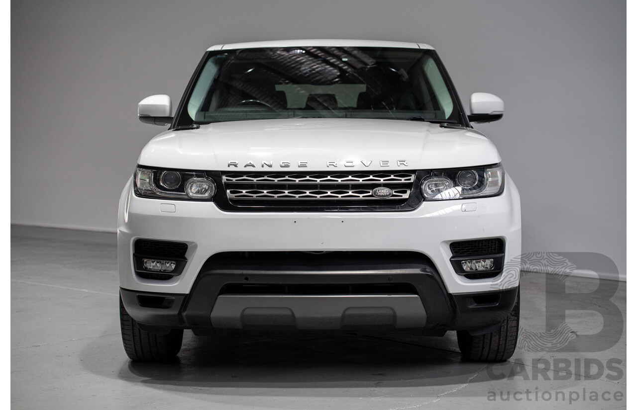 01/2015 Land Rover Range Rover Sport TDV6 SE (AWD) L494 MY15 4d Wagon Fuji White Twin Turbo Diesel 3.0L