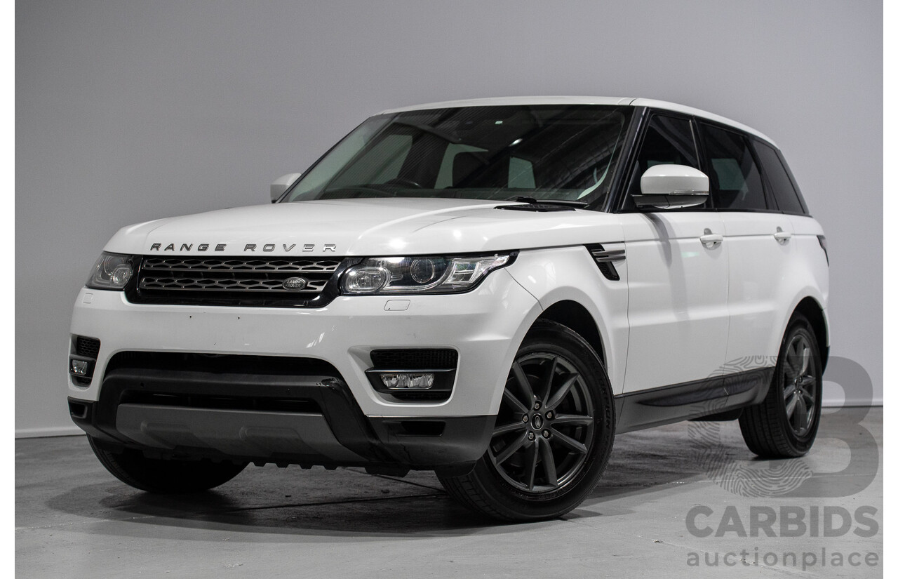 01/2015 Land Rover Range Rover Sport TDV6 SE (AWD) L494 MY15 4d Wagon Fuji White Twin Turbo Diesel 3.0L