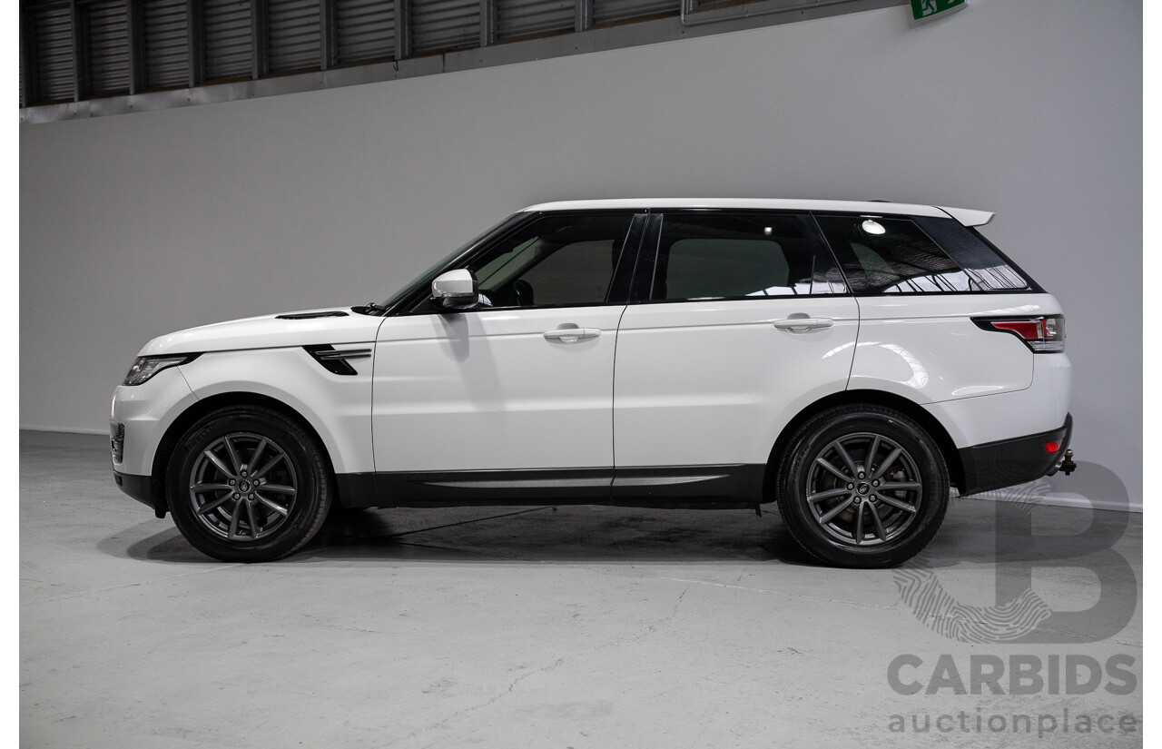 01/2015 Land Rover Range Rover Sport TDV6 SE (AWD) L494 MY15 4d Wagon Fuji White Twin Turbo Diesel 3.0L