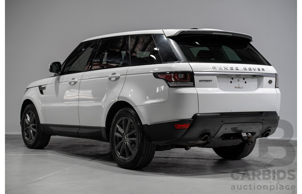 01/2015 Land Rover Range Rover Sport TDV6 SE (AWD) L494 MY15 4d Wagon Fuji White Twin Turbo Diesel 3.0L