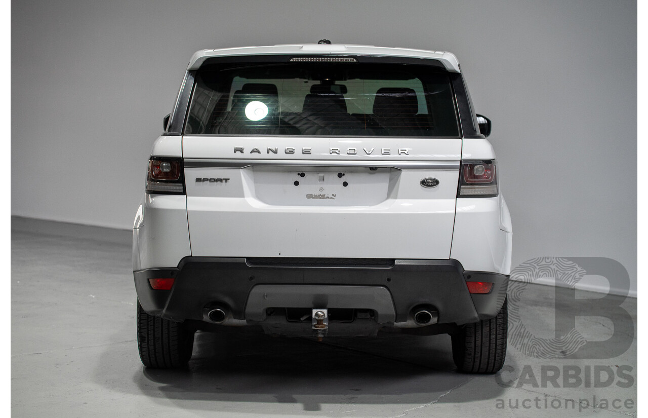 01/2015 Land Rover Range Rover Sport TDV6 SE (AWD) L494 MY15 4d Wagon Fuji White Twin Turbo Diesel 3.0L