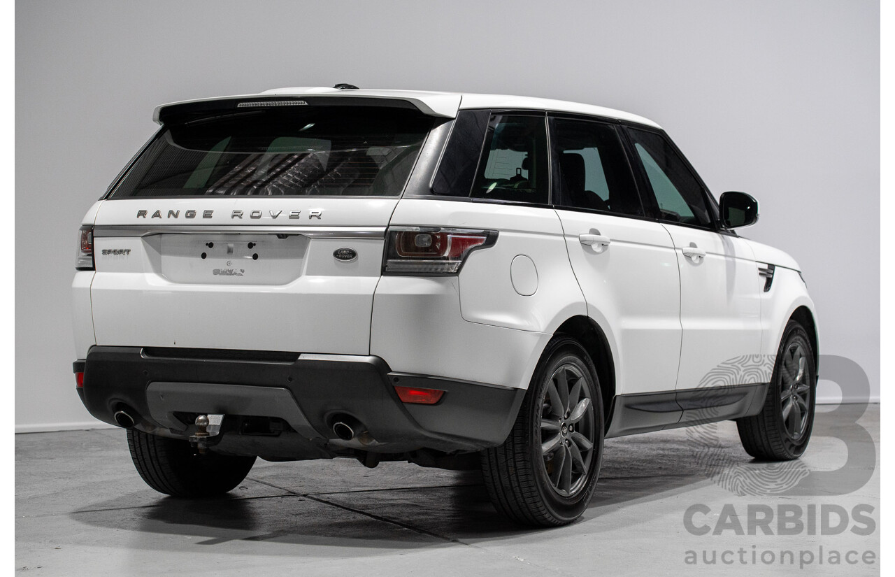 01/2015 Land Rover Range Rover Sport TDV6 SE (AWD) L494 MY15 4d Wagon Fuji White Twin Turbo Diesel 3.0L