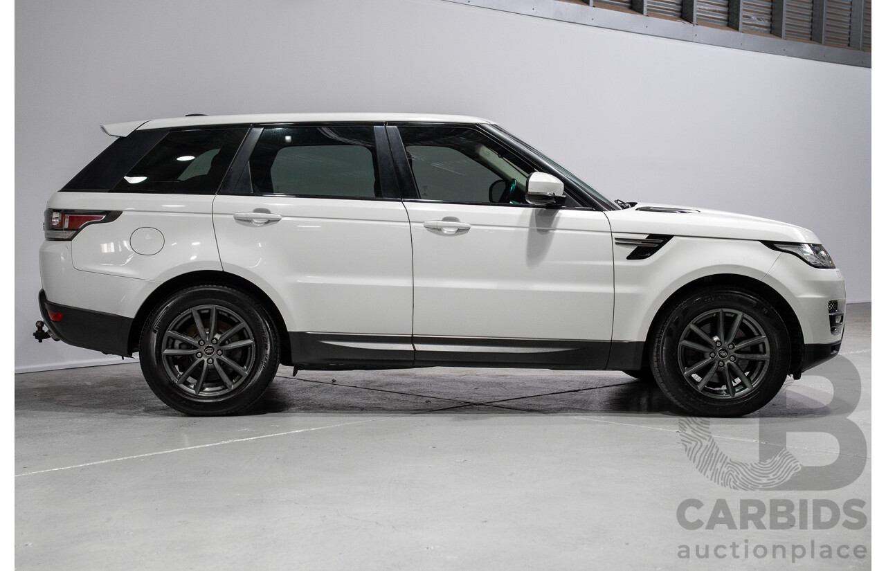 01/2015 Land Rover Range Rover Sport TDV6 SE (AWD) L494 MY15 4d Wagon Fuji White Twin Turbo Diesel 3.0L