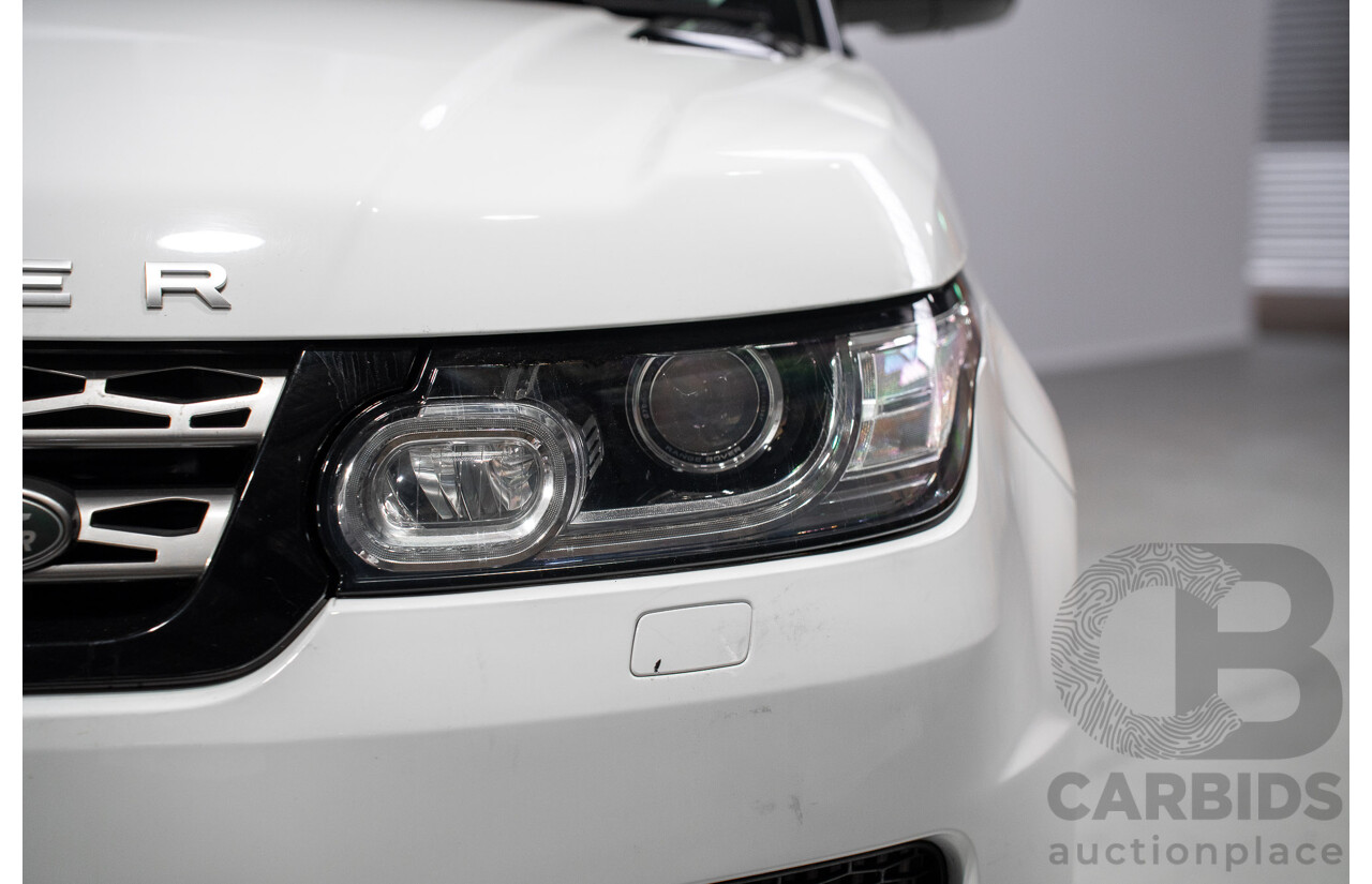 01/2015 Land Rover Range Rover Sport TDV6 SE (AWD) L494 MY15 4d Wagon Fuji White Twin Turbo Diesel 3.0L