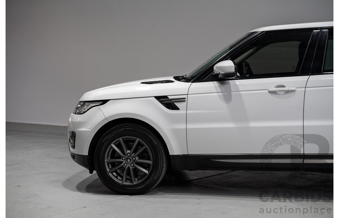 01/2015 Land Rover Range Rover Sport TDV6 SE (AWD) L494 MY15 4d Wagon Fuji White Twin Turbo Diesel 3.0L