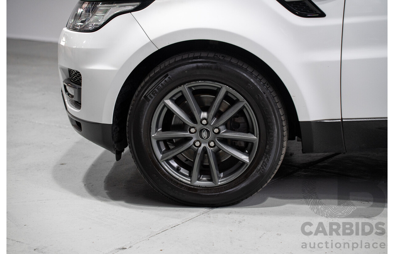 01/2015 Land Rover Range Rover Sport TDV6 SE (AWD) L494 MY15 4d Wagon Fuji White Twin Turbo Diesel 3.0L