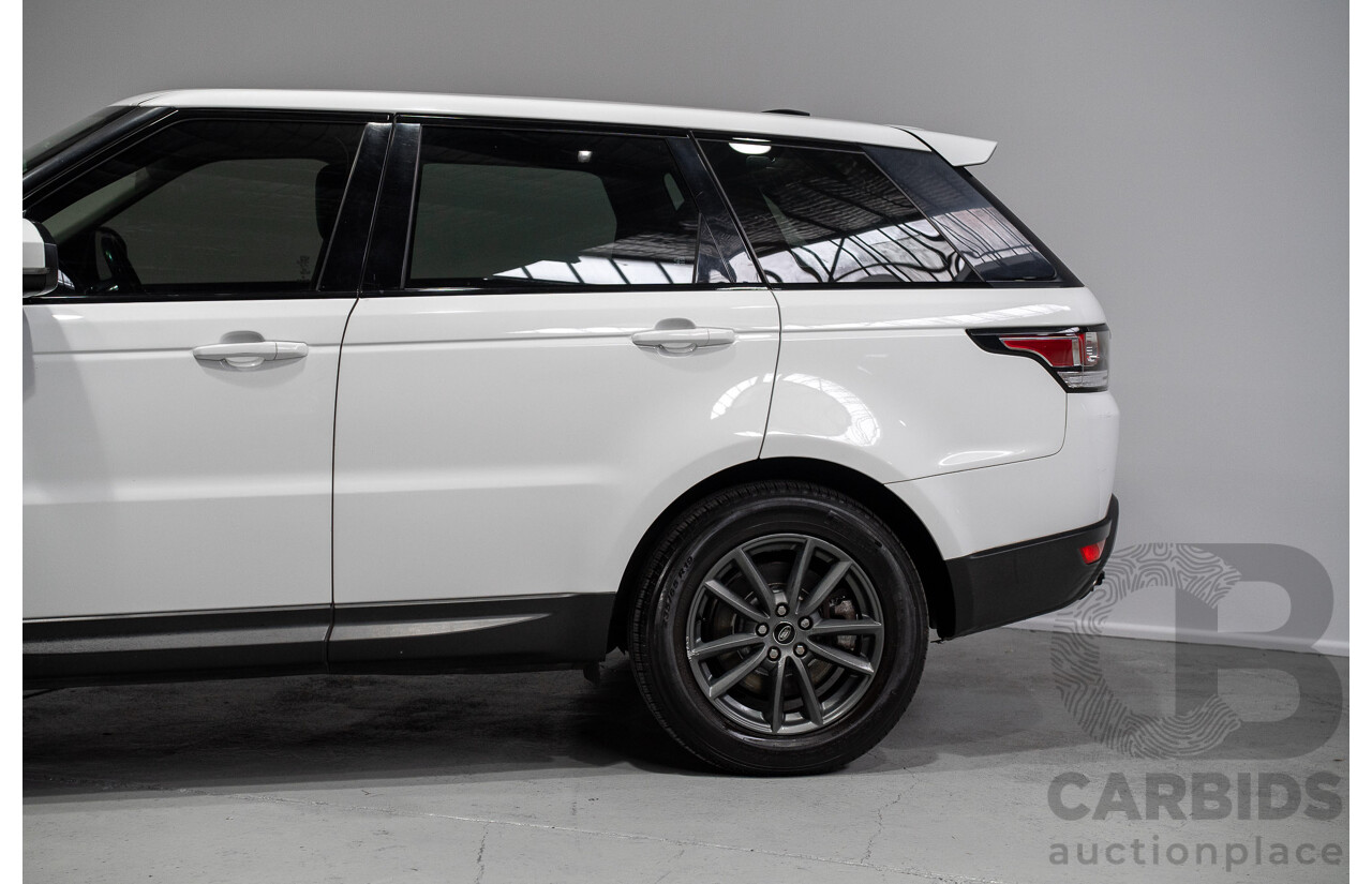 01/2015 Land Rover Range Rover Sport TDV6 SE (AWD) L494 MY15 4d Wagon Fuji White Twin Turbo Diesel 3.0L
