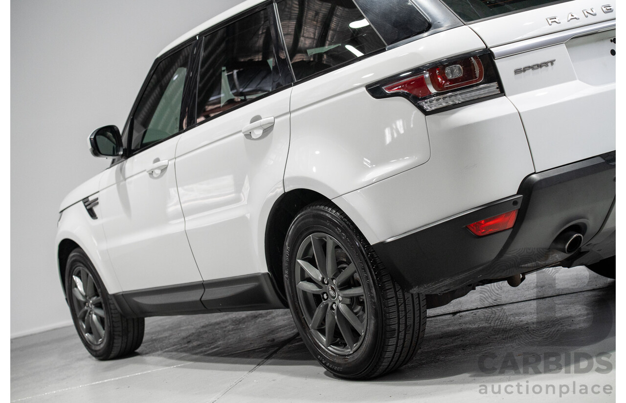 01/2015 Land Rover Range Rover Sport TDV6 SE (AWD) L494 MY15 4d Wagon Fuji White Twin Turbo Diesel 3.0L