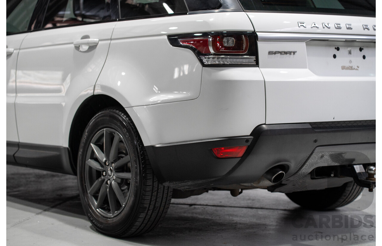 01/2015 Land Rover Range Rover Sport TDV6 SE (AWD) L494 MY15 4d Wagon Fuji White Twin Turbo Diesel 3.0L