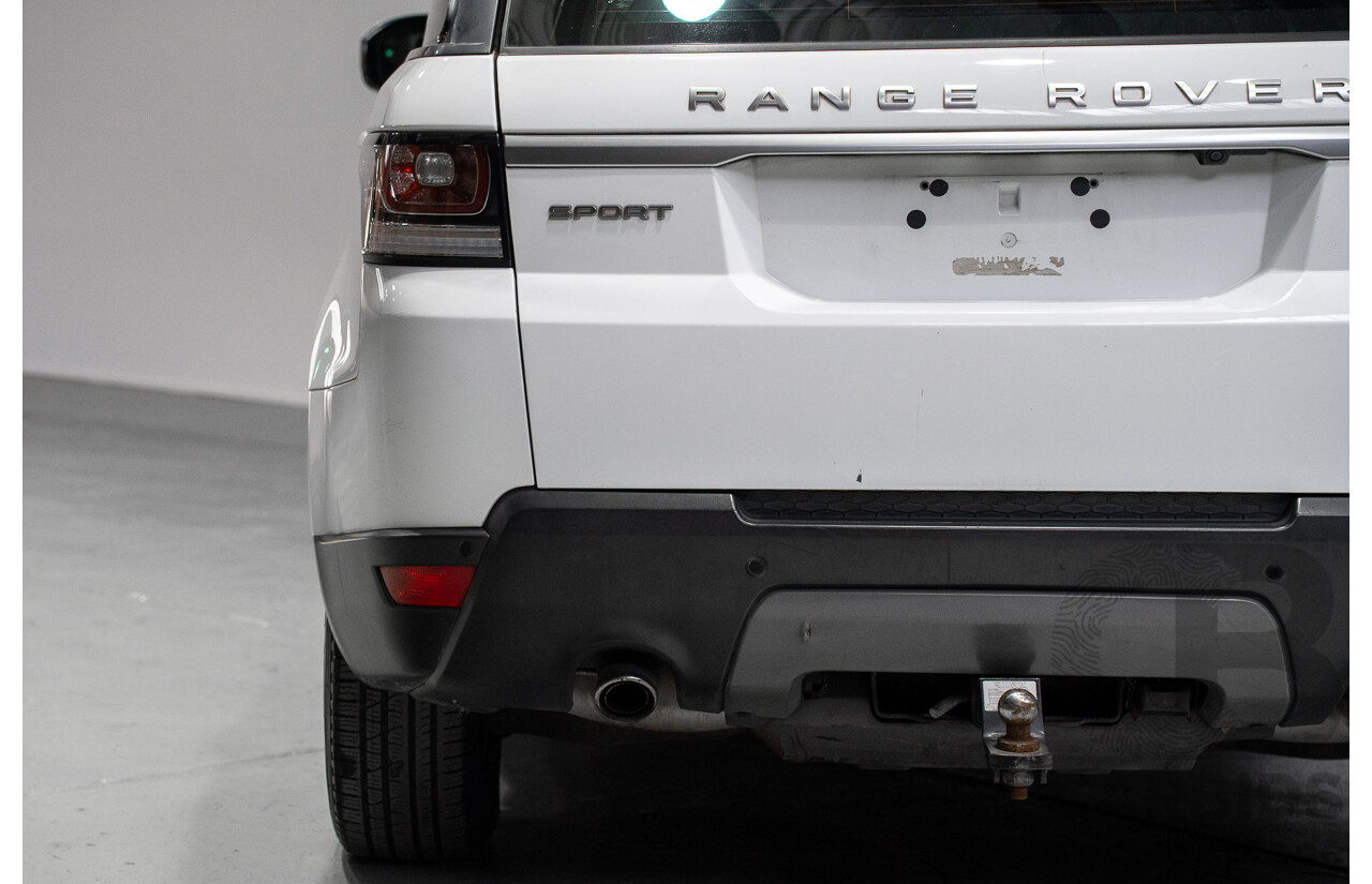 01/2015 Land Rover Range Rover Sport TDV6 SE (AWD) L494 MY15 4d Wagon Fuji White Twin Turbo Diesel 3.0L