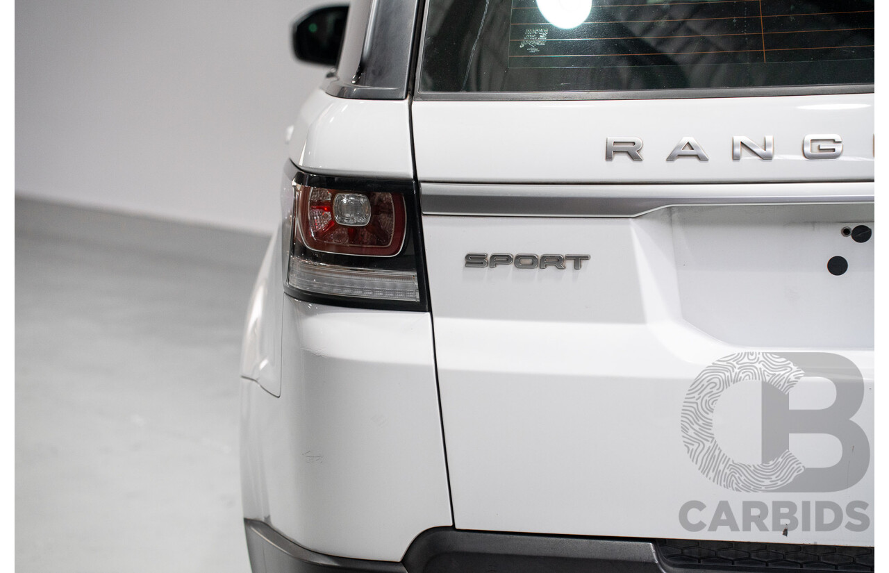 01/2015 Land Rover Range Rover Sport TDV6 SE (AWD) L494 MY15 4d Wagon Fuji White Twin Turbo Diesel 3.0L