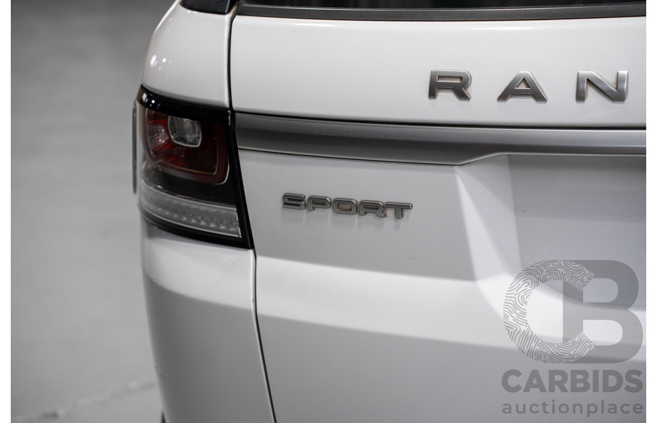 01/2015 Land Rover Range Rover Sport TDV6 SE (AWD) L494 MY15 4d Wagon Fuji White Twin Turbo Diesel 3.0L