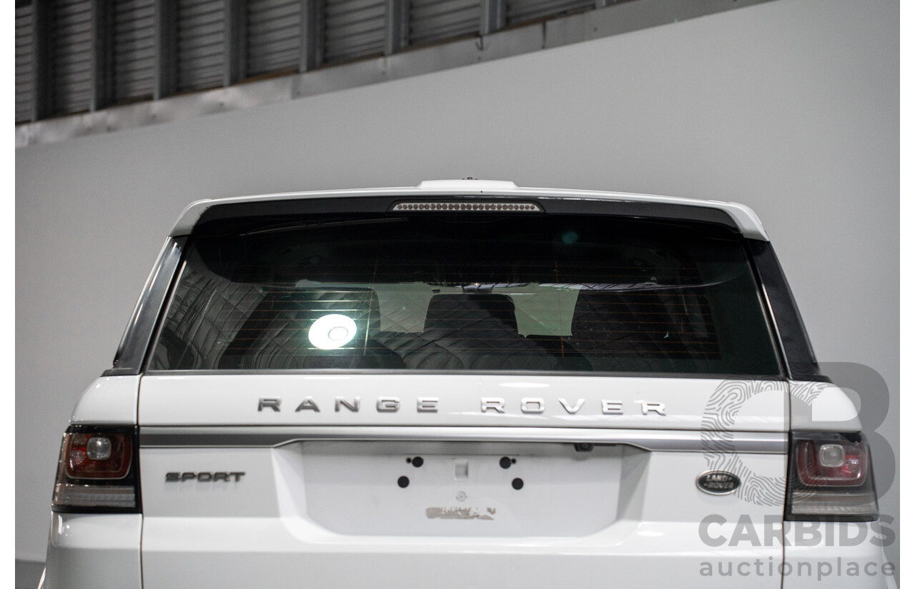 01/2015 Land Rover Range Rover Sport TDV6 SE (AWD) L494 MY15 4d Wagon Fuji White Twin Turbo Diesel 3.0L