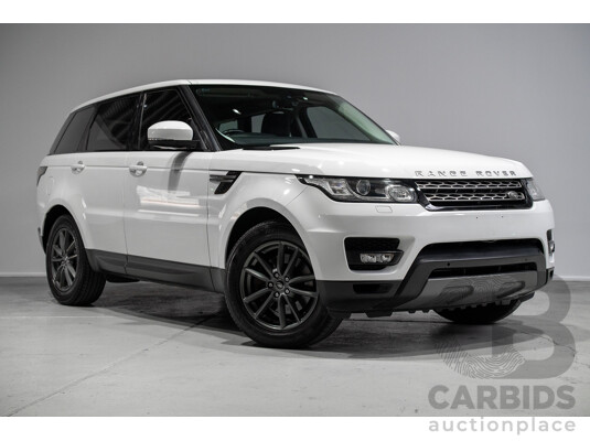 01/2015 Land Rover Range Rover Sport TDV6 SE (AWD) L494 MY15 4d Wagon Fuji White Twin Turbo Diesel 3.0L