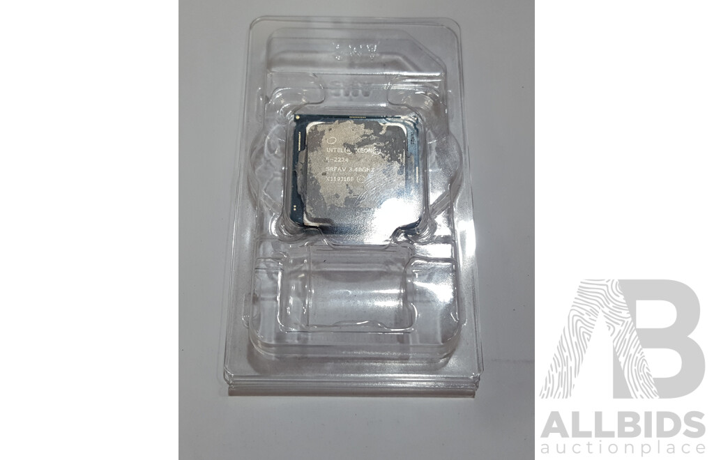 Intel Xeon (E-2224) 3.40GHz-4.60GHz 4-Core Server CPU
