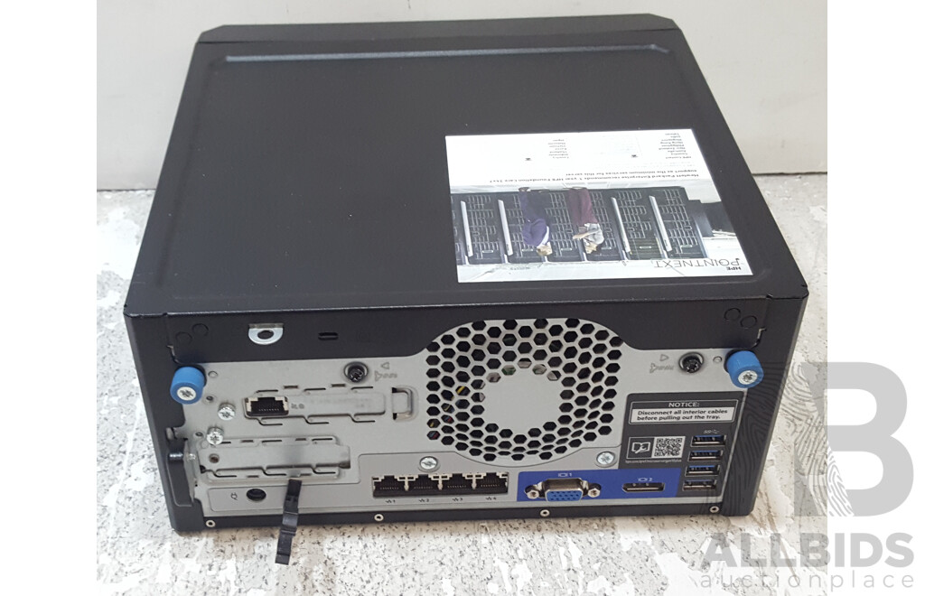 HPE ProLiant MicroServer Gen10 Plus Intel Xeon (E-2246G) 3.60GHz-4.80GHz 6-Core CPU Workstation w/ Power Supply