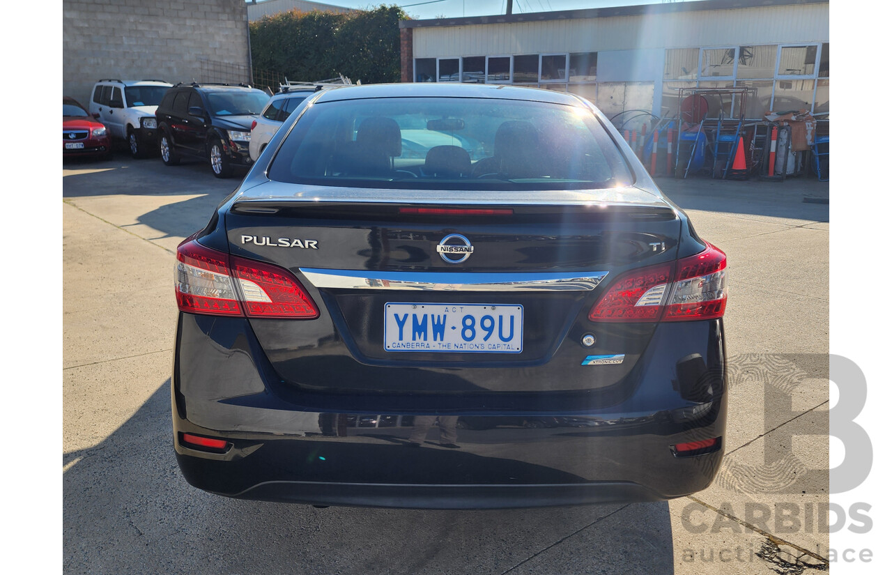 06/2013 Nissan Pulsar Ti B17 4d Sedan Black 1.8L
