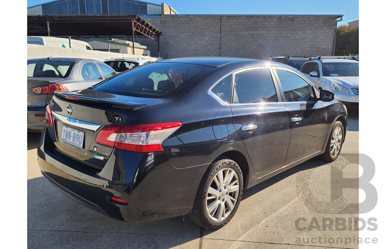 06/2013 Nissan Pulsar Ti B17 4d Sedan Black 1.8L