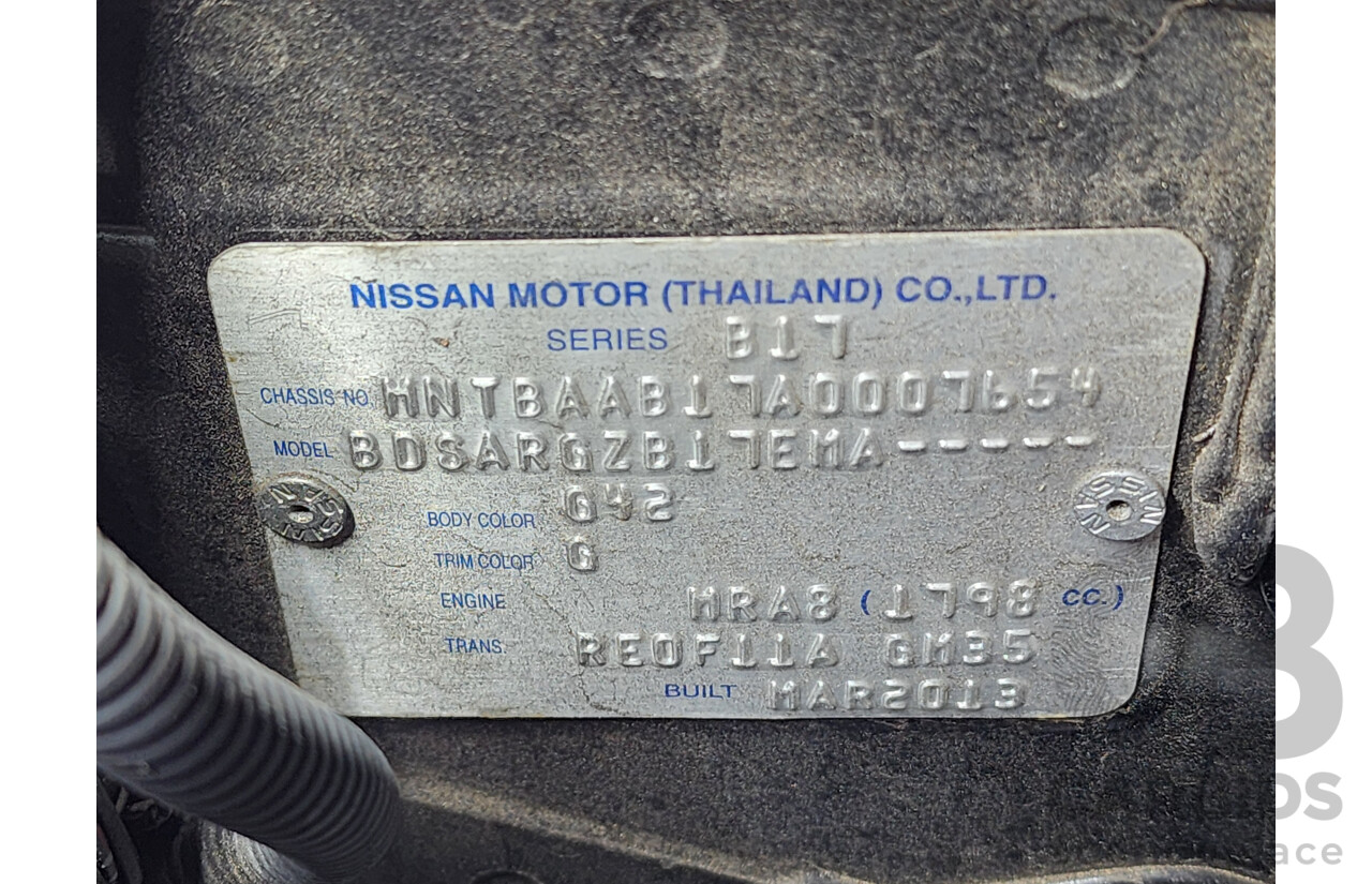 06/2013 Nissan Pulsar Ti B17 4d Sedan Black 1.8L
