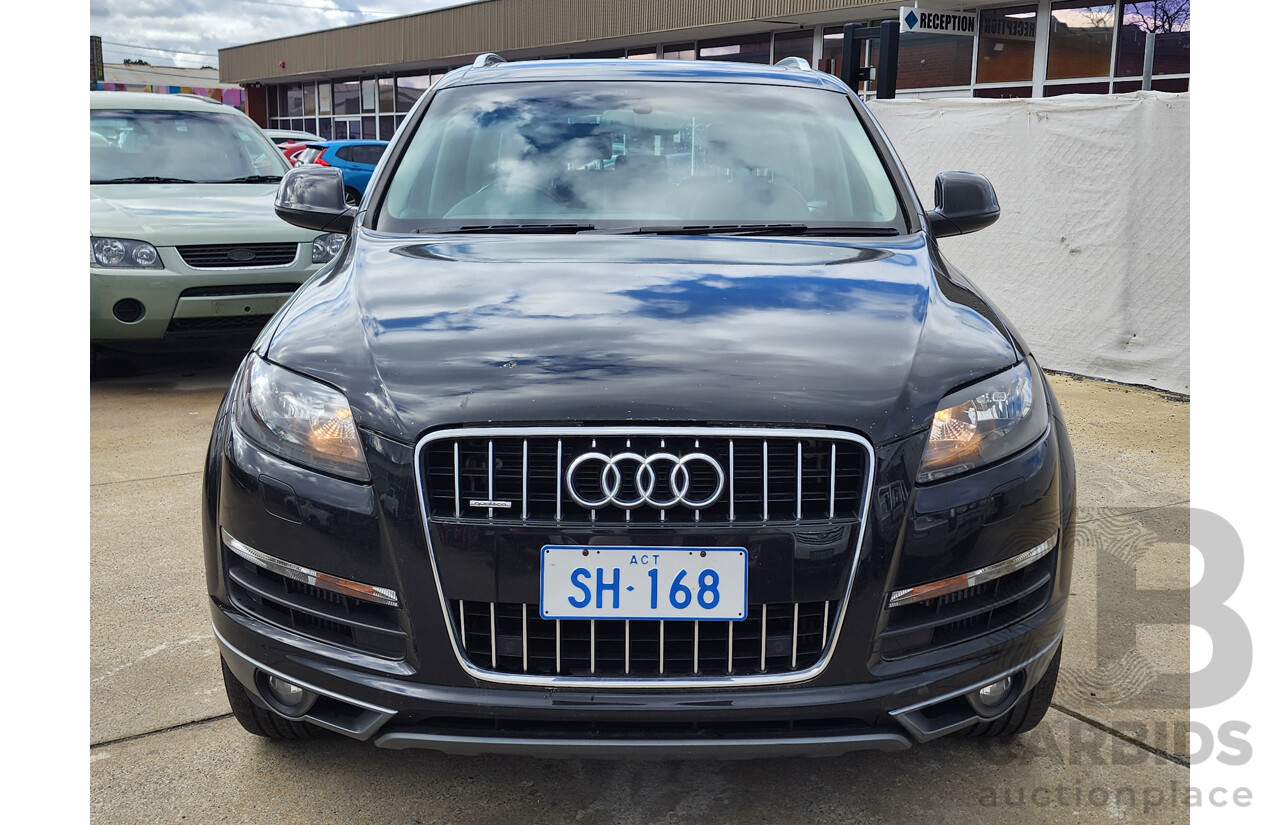 01/2012 Audi Q7 3.0 TDI Quattro MY12 4d Wagon Black 3.0L