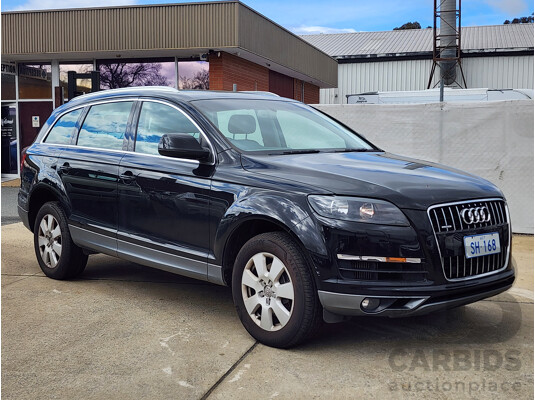 01/2012 Audi Q7 3.0 TDI Quattro MY12 4d Wagon Black 3.0L