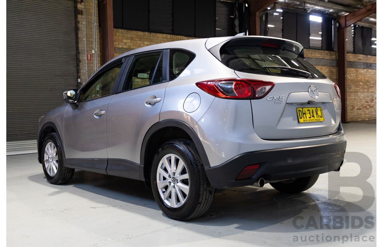 11/2013 Mazda Cx-5 Maxx Sport (4x4) MY13 4d Wagon Silver Twin-turbo Diesel 2.2L