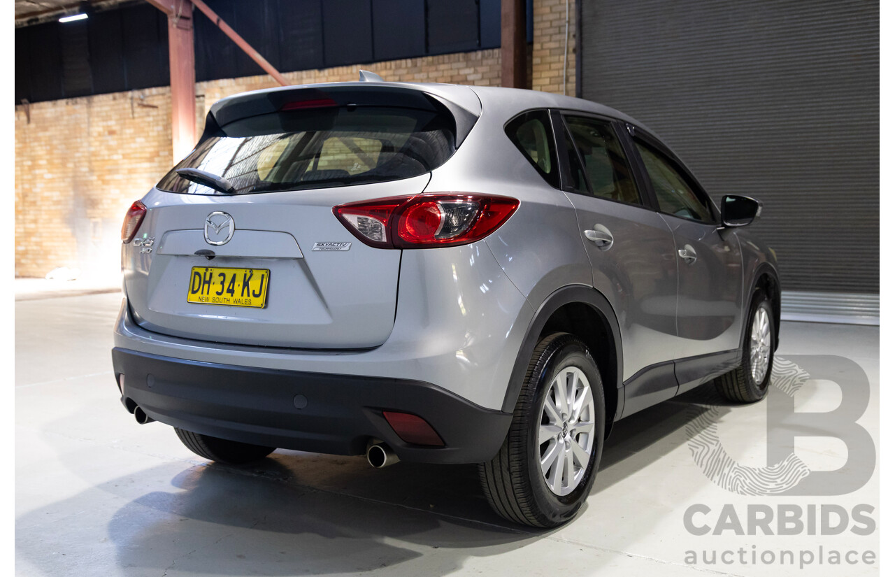 11/2013 Mazda Cx-5 Maxx Sport (4x4) MY13 4d Wagon Silver Twin-turbo Diesel 2.2L