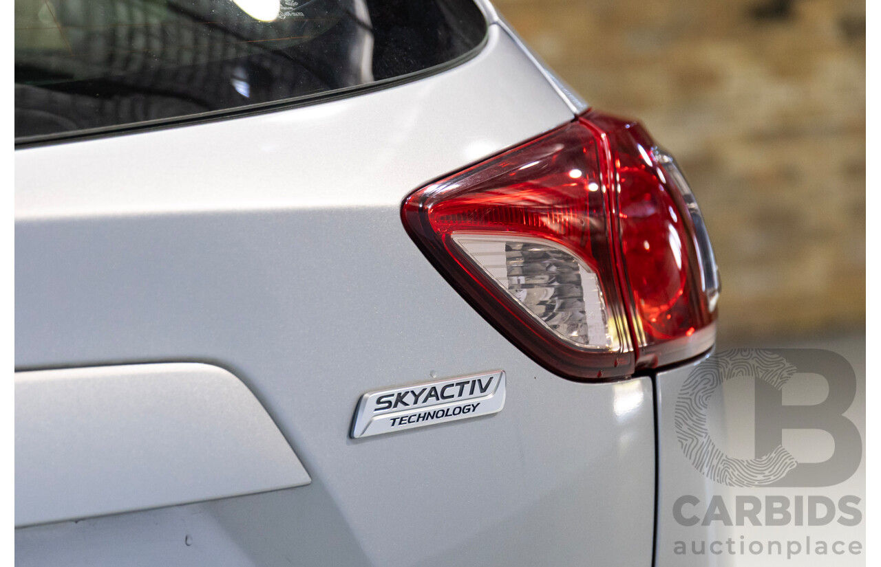 11/2013 Mazda Cx-5 Maxx Sport (4x4) MY13 4d Wagon Silver Twin-turbo Diesel 2.2L