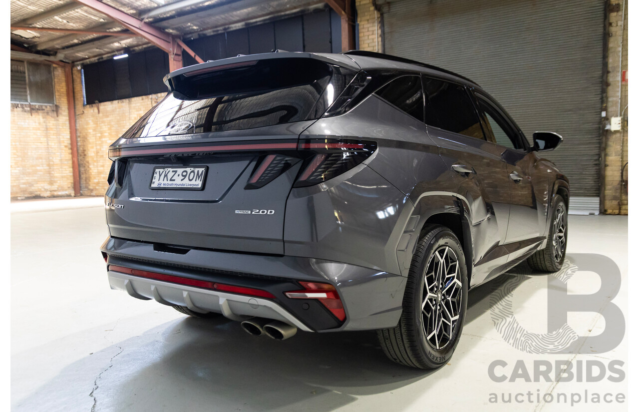 03/2023 Hyundai Tucson Elite N Line (AWD) NX4.V2 MY23 4d Wagon Grey Turbo Diesel 2.0L