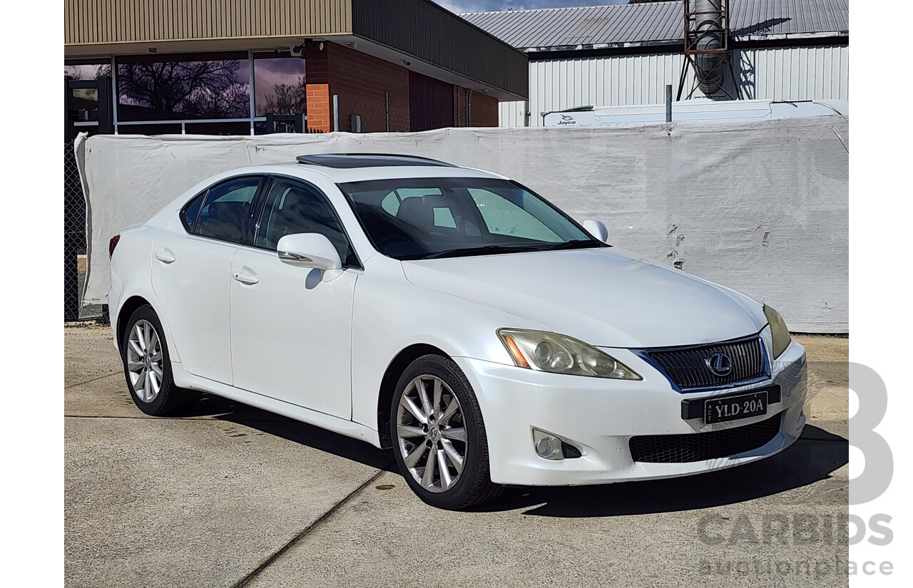 04/2010 Lexus Is250 Prestige GSE20R 09 UPGRADE 4d Sedan Silver 2.5L