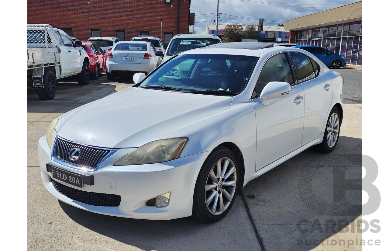 04/2010 Lexus Is250 Prestige GSE20R 09 UPGRADE 4d Sedan Silver 2.5L