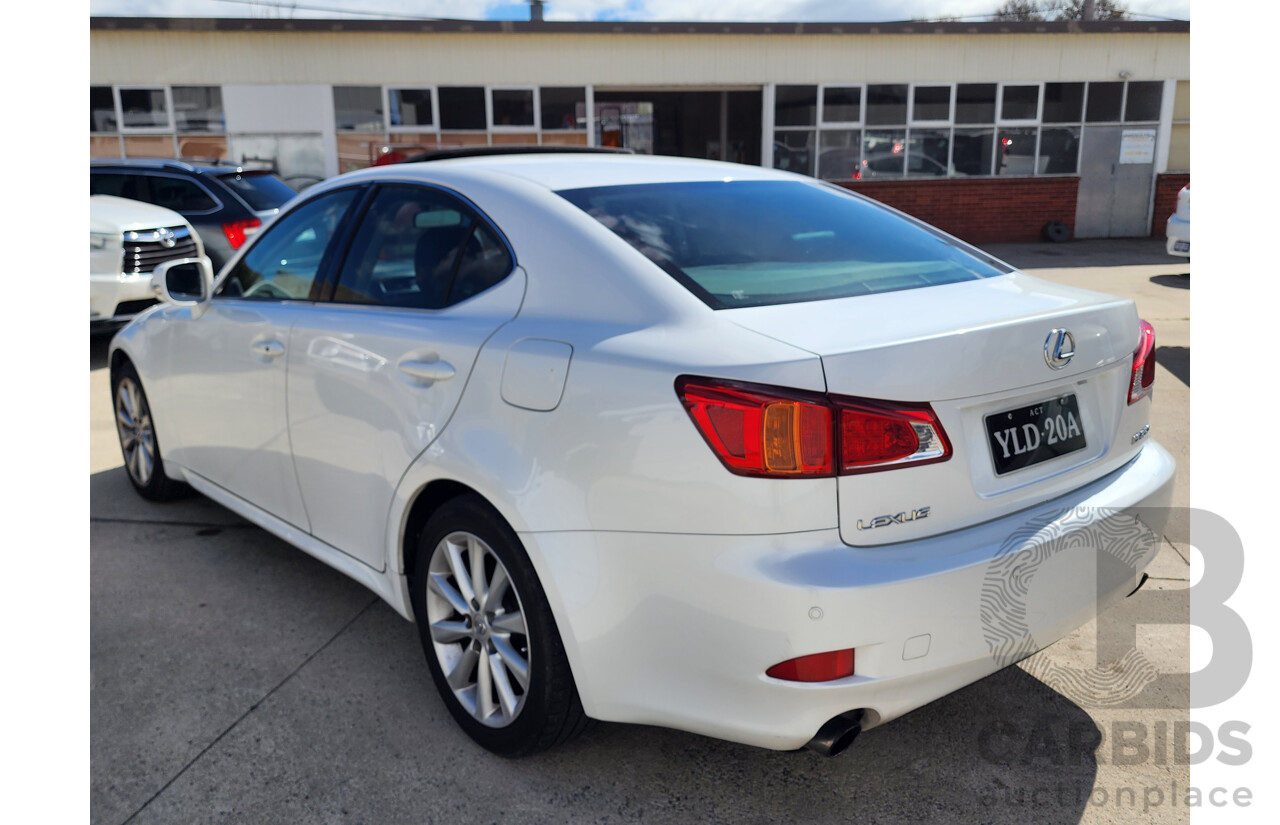 04/2010 Lexus Is250 Prestige GSE20R 09 UPGRADE 4d Sedan Silver 2.5L