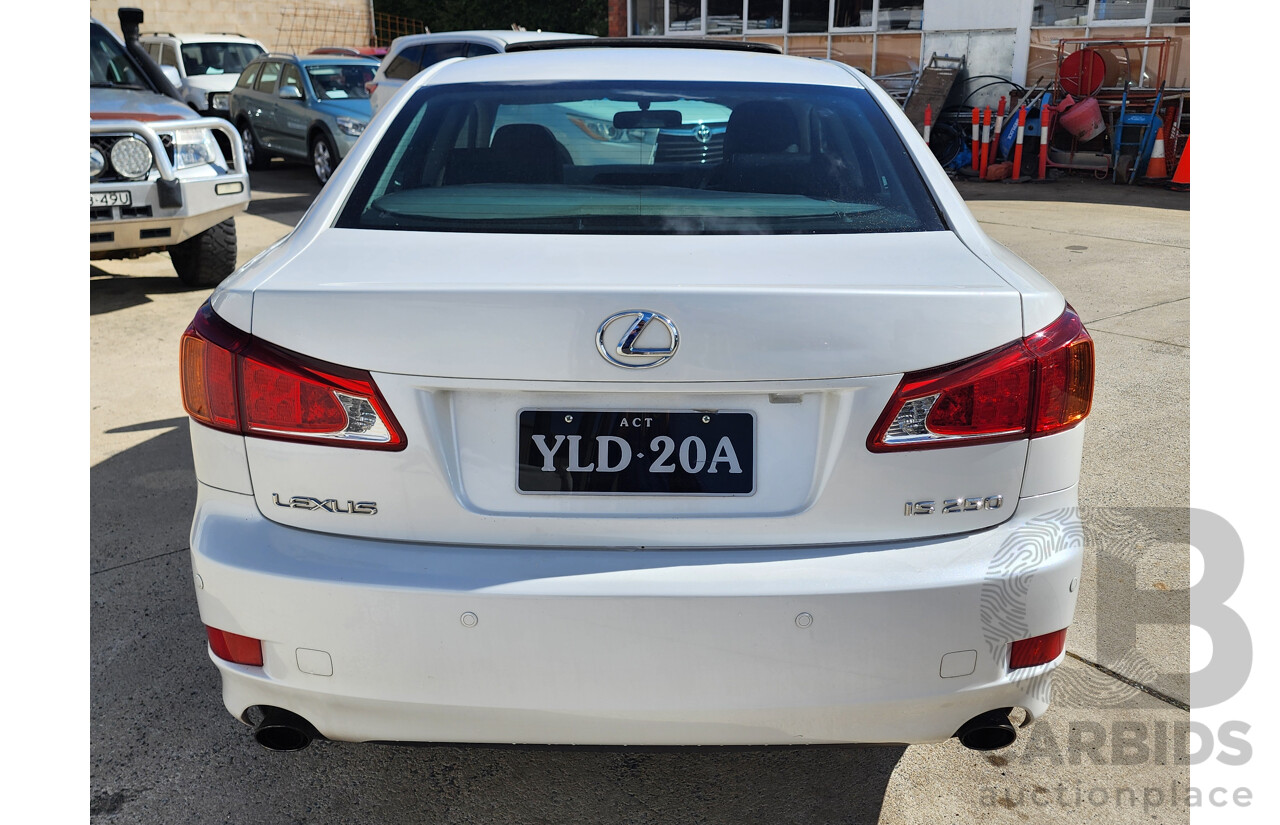 04/2010 Lexus Is250 Prestige GSE20R 09 UPGRADE 4d Sedan Silver 2.5L