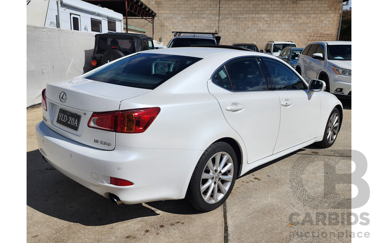 04/2010 Lexus Is250 Prestige GSE20R 09 UPGRADE 4d Sedan Silver 2.5L