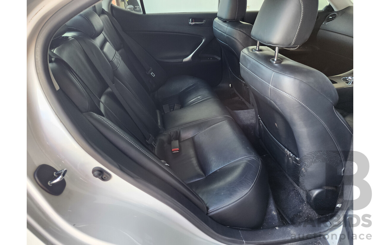 04/2010 Lexus Is250 Prestige GSE20R 09 UPGRADE 4d Sedan Silver 2.5L
