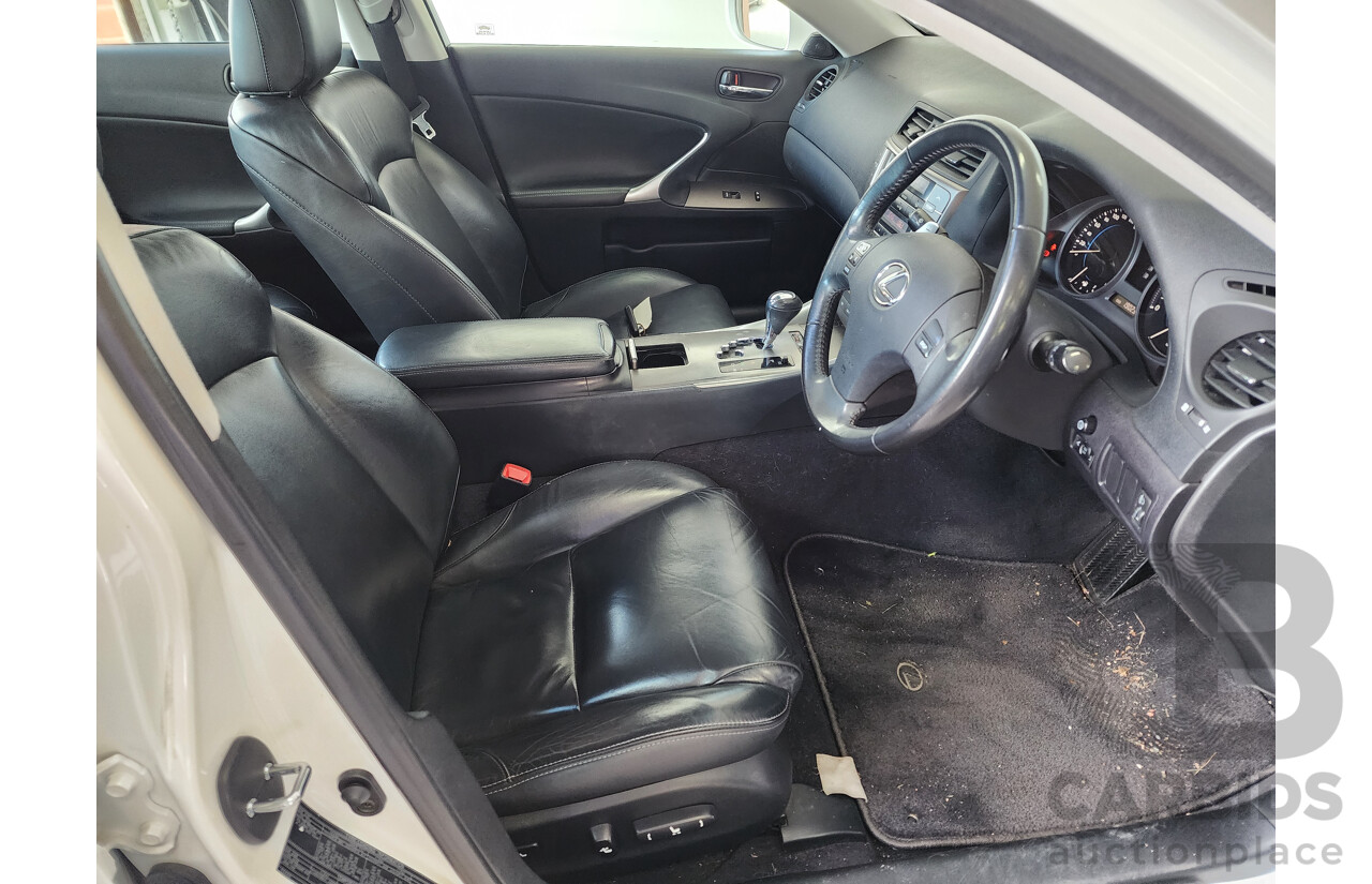 04/2010 Lexus Is250 Prestige GSE20R 09 UPGRADE 4d Sedan Silver 2.5L