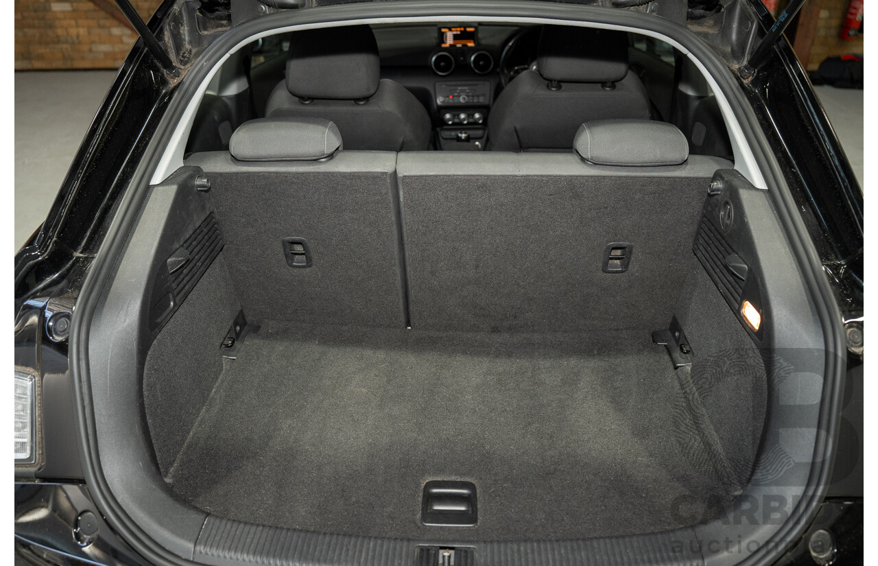 08/2013 Audi A1 1.4 TFSI Ambition 8X 3D Hatchback Black Turbo 1.4L