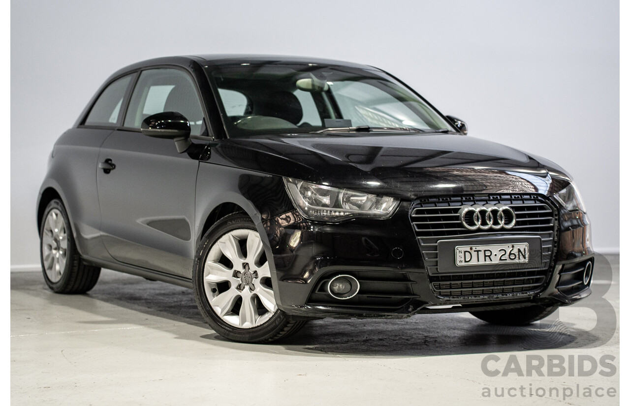08/2013 Audi A1 1.4 TFSI Ambition 8X 3D Hatchback Black Turbo 1.4L