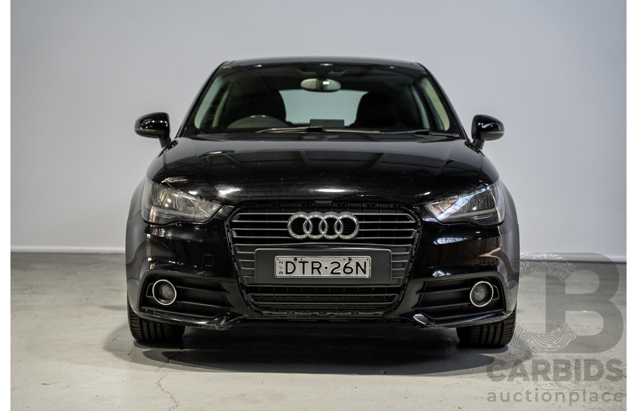 08/2013 Audi A1 1.4 TFSI Ambition 8X 3D Hatchback Black Turbo 1.4L