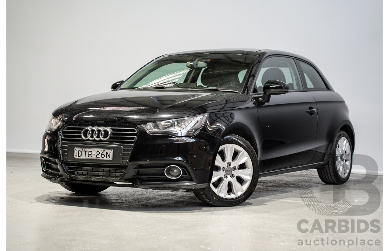 08/2013 Audi A1 1.4 TFSI Ambition 8X 3D Hatchback Black Turbo 1.4L
