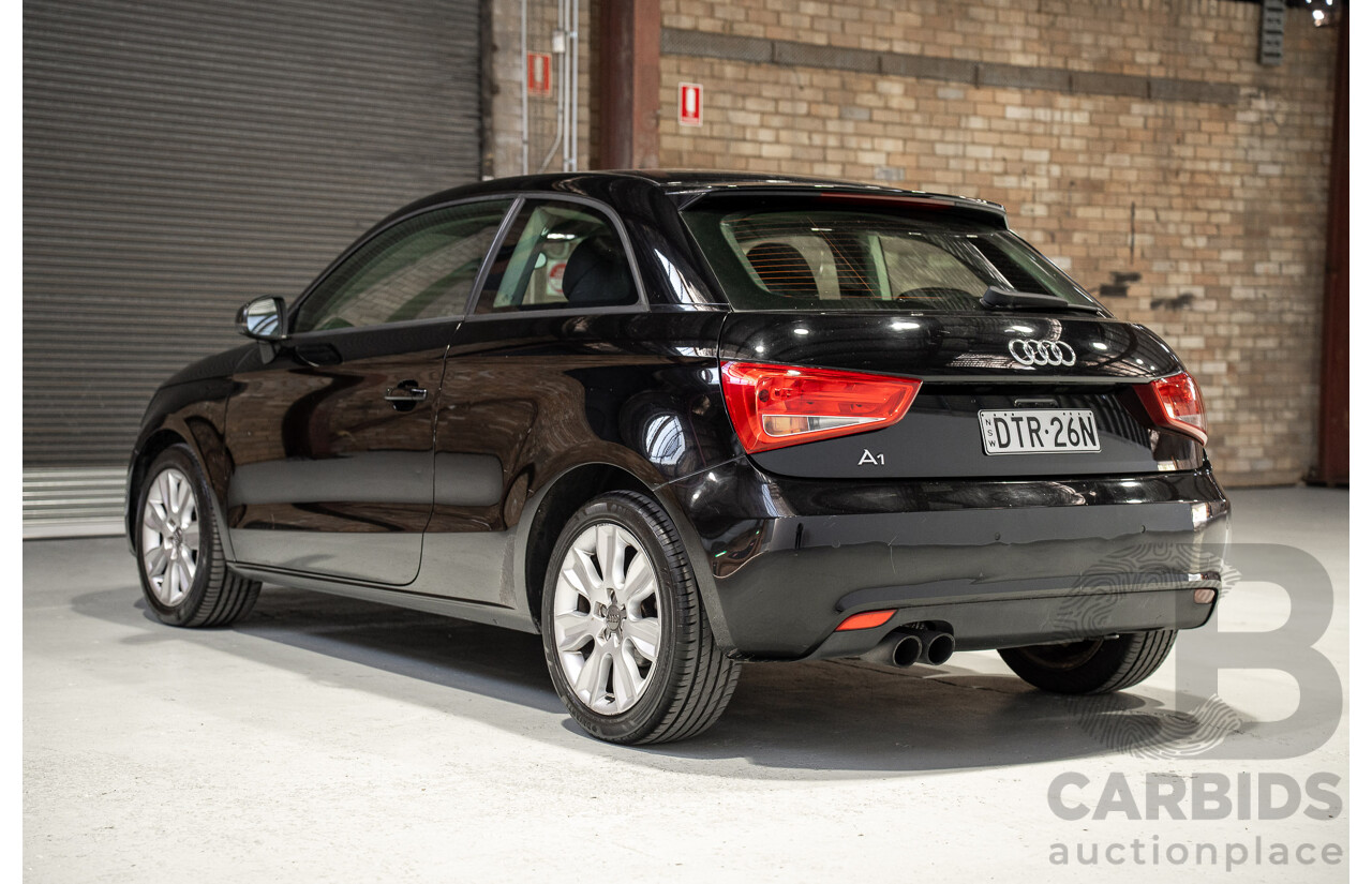 08/2013 Audi A1 1.4 TFSI Ambition 8X 3D Hatchback Black Turbo 1.4L