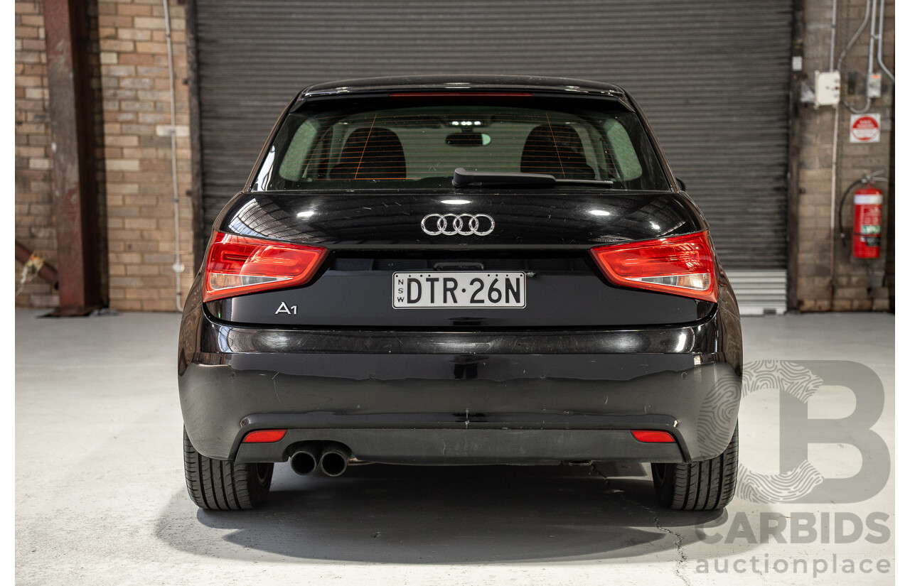 08/2013 Audi A1 1.4 TFSI Ambition 8X 3D Hatchback Black Turbo 1.4L