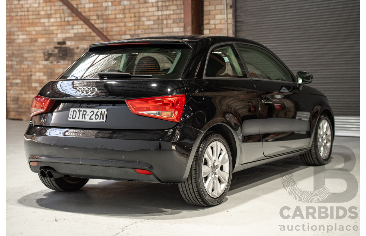 08/2013 Audi A1 1.4 TFSI Ambition 8X 3D Hatchback Black Turbo 1.4L