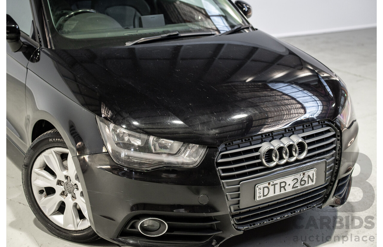 08/2013 Audi A1 1.4 TFSI Ambition 8X 3D Hatchback Black Turbo 1.4L