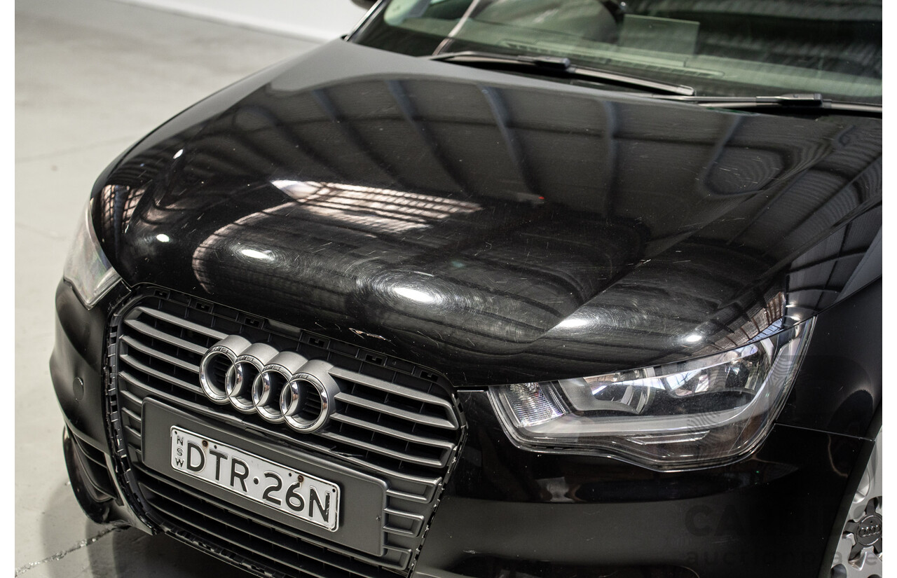 08/2013 Audi A1 1.4 TFSI Ambition 8X 3D Hatchback Black Turbo 1.4L