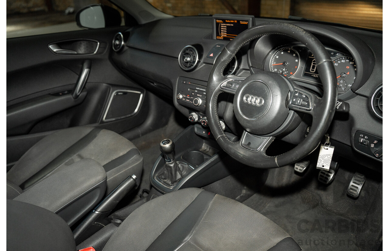 08/2013 Audi A1 1.4 TFSI Ambition 8X 3D Hatchback Black Turbo 1.4L