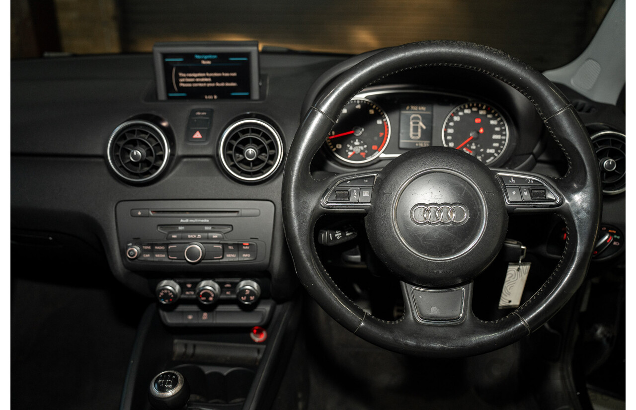 08/2013 Audi A1 1.4 TFSI Ambition 8X 3D Hatchback Black Turbo 1.4L