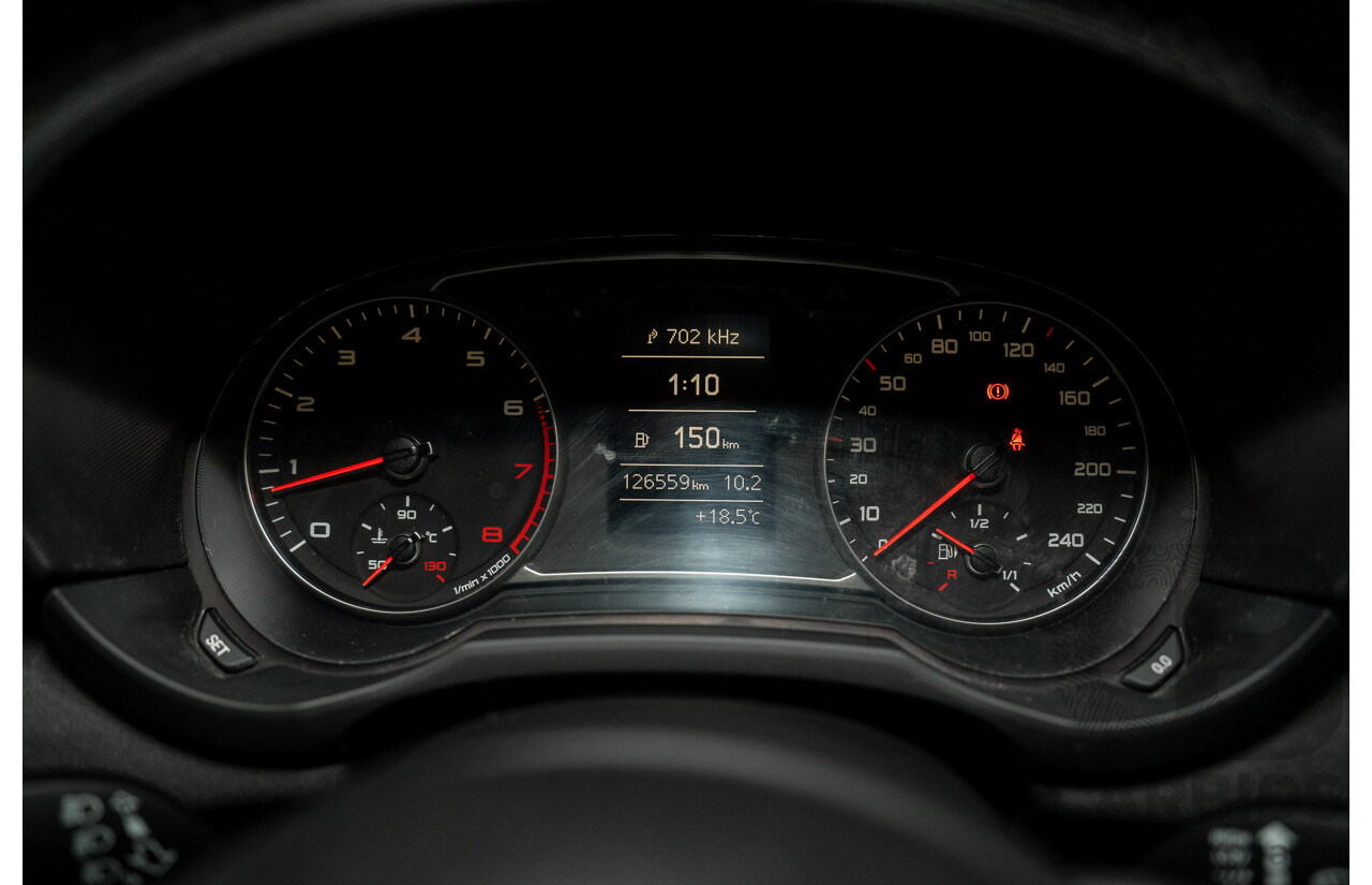 08/2013 Audi A1 1.4 TFSI Ambition 8X 3D Hatchback Black Turbo 1.4L